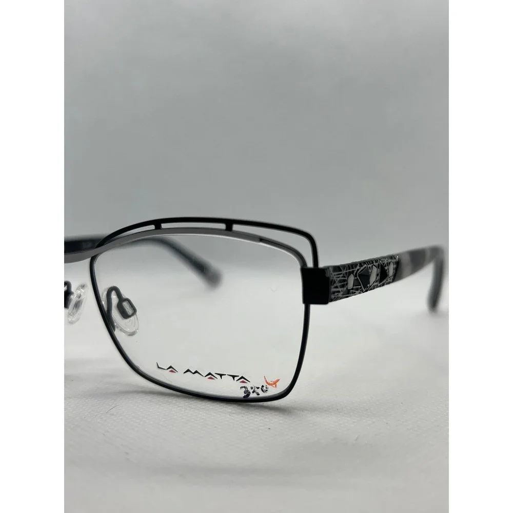 La Matta LM3278 Designer Eyeglasses Frames‎ Italy Stainless Steel Cat Eye